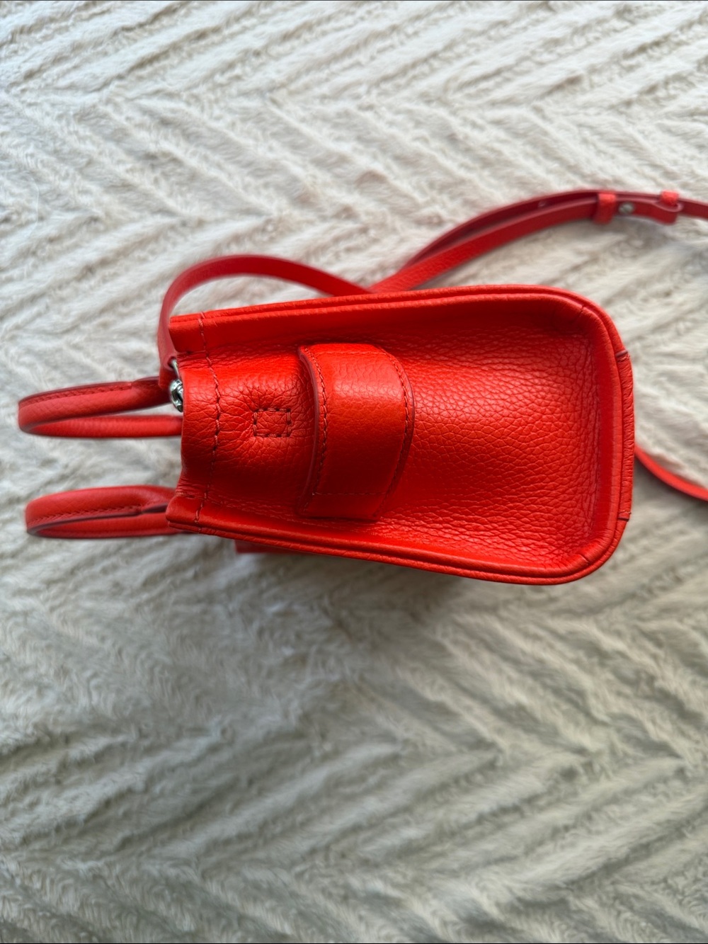Marc Jacobs Red Mini Tote Crossbody - Picture 6 of 7